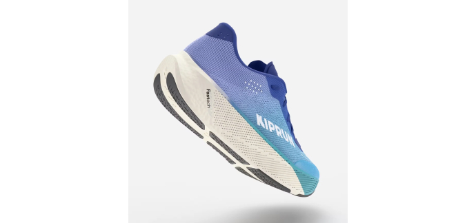 Decathlon: Chaussures running route homme Kiprun Kipride Bleu - Tailles 40-46 à 83,99€ (au lieu de 119,99€)