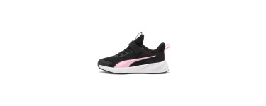 Decathlon: PUMA Baskets à scratch enfant (28-35) Flyer Lite noir et rose à 23,99€ (au lieu de 47,99€)