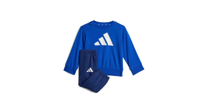 Decathlon: ADIDAS Ensemble de survêtement bébé en coton, bleu à 24,99€ (au lieu de 34,99€)