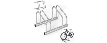 Amazon: Râtelier 2 vélos Monzana - 50 x 32 x 27 cm, pneus 30-65 mm à 19,99€ (au lieu de 25,99€)