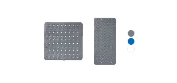 LIDL: Ridder Tapis de bain ou douche - 54x54 cm ou 38x80 cm à 12,99€ (au lieu de 17,99€)