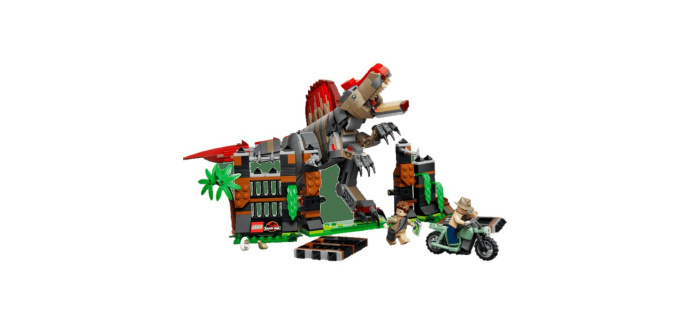 Amazon: LEGO 77982 Spinosaure Évasion (Jouet) à 65,99€ (au lieu de 69,99€)
