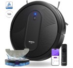 JoyBuy: Robot aspirateur laveur monsga MR1 - 4000 Pa, ultra-fin 3,2", autonomie 140 min à 68,99€