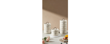 JoyBuy: COOKER KING Lot de 4 boîtes de conservation inox 304 - hermétiques, four et vapeur à 12,99€