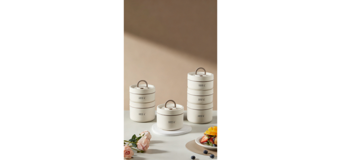 JoyBuy: COOKER KING Lot de 4 boîtes de conservation inox 304 - hermétiques, four et vapeur à 12,99€