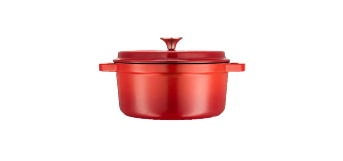 JoyBuy: COOKER KING Chuanjia 24 cm Faitout en fonte émaillée à 24,48€ (au lieu de 43,29€)