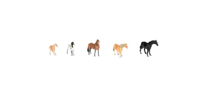 LIDL: PLAYTIVE Figurines animaux 5 pièces (chevaux) à 8,99€ (au lieu de 9,99€)