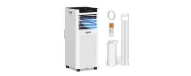 JoyBuy: Humhold Climatiseur Portable 9000 BTU - 3-en-1, 2,6 kW, 30 m² à 279,90€ (au lieu de 399,90€)