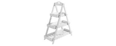 LIDL: LIVARNO Étagère escalier pour plantes - 3 niveaux, bois FSC à 11,99€ (au lieu de 21,99€)