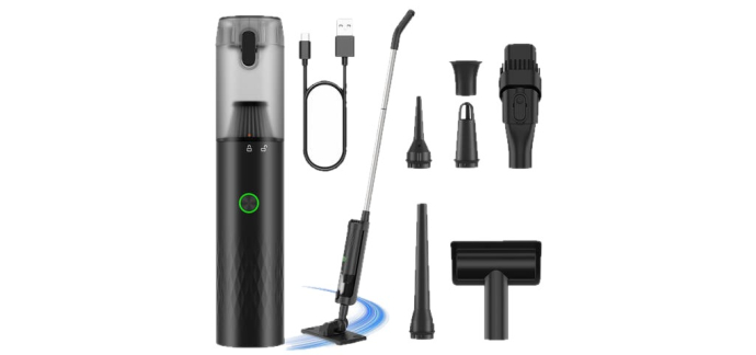 JoyBuy: Aspirateur à main Omeser 3093A Pro - forte aspiration, bac amovible à 35,99€ (au lieu de 109€)