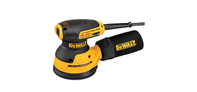 Amazon: Ponceuse excentrique filaire Dewalt DWE6423-QS - 280W, 125mm à 64,46€ (au lieu de 79,99€)