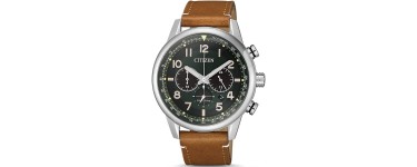 Amazon: Montre Citizen CA4420-21X - Acier, bracelet cuir, 43mm à 157,44€ (au lieu de 178,21€)