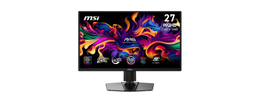 Amazon: Ecran PC 27" MSI MAG 272QP QD-OLED X24 - QHD, 240 Hz, HDMI 2.1 à 349,99€ (au lieu de 449€)