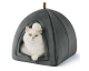Amazon: Maison igloo pour chat 40x40x40 cm en flanelle avec coussin lavable à 13,49€ (au lieu de 25,78€)