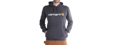 Amazon: Sweat à Capuche Carhartt avec Logo - Carbone ou Gris à 41,99€ (au lieu de 55€)