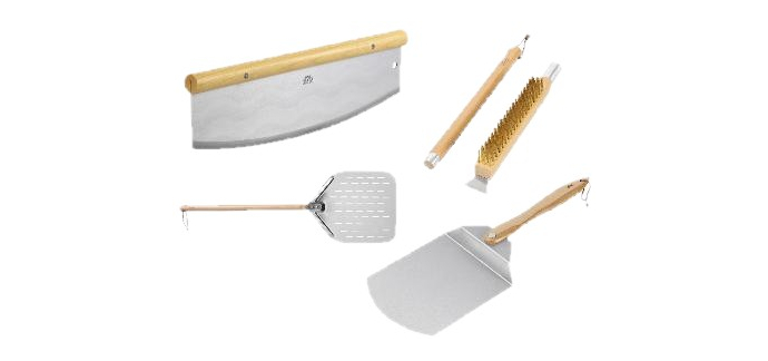 LIDL: GRILLMEISTER Ustensile pour pizzas - Pelle, coupe-pizza, brosse à 5,99€ (au lieu de 7,99€)
