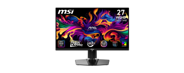Amazon: Ecran PC 26,5" MSI MAG 271QP QD-OLED X28 - WQHD, 280Hz à 399,99€ (au lieu de 517€)