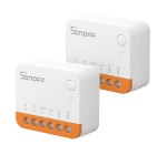 Amazon: Lot de 2 Interrupteurs SonOff MiniR4 - Wifi, 10A/2200W, Alexa/Google Home à 15,92€