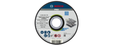 Amazon: Disque à tronçonner Pro Stainless Steel and Metal Bosch - 115 x 1,6 x 22,23 mm à 1,48€