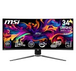 Amazon: Ecran PC 34" MSI MPG 341CQPX - QD-OLED, 240Hz, Adaptive Sync, 1800R à 656,99€ (au lieu de 746,69€)