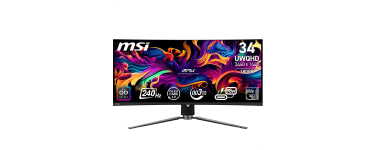 Amazon: Ecran PC 34" MSI MPG 341CQPX - QD-OLED, 240Hz, Adaptive Sync, 1800R à 656,99€ (au lieu de 746,69€)