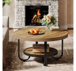 Amazon: Table basse ronde Tribesigns à 68,99€ (au lieu de 149,99€)