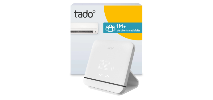 Amazon: Contrôle connecté intelligent de climatisation tado° avec support à 69,99€ (au lieu de 107,06€)