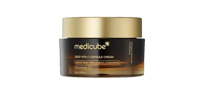 JoyBuy: MEDICUBE Deep Vita C Capsule Cream - Crème visage éclat à la Vitamine C 55g à 16,90€