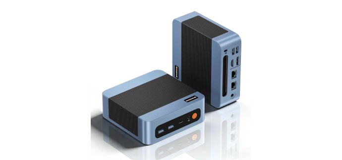 Amazon: Mini PC Bosgame E5 - Ryzen 5 5300U, 8 Go DDR4, SSD 256 Go, 2x2,5 GbE, W11 Pro à 229,99€