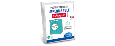 Amazon: Protège-matelas Sweet Night - Imperméable 180x200 cm, bonnet 37 cm, lavable 90°C à 15,29€
