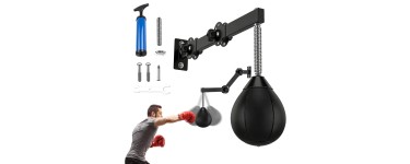 Amazon: Table de punching ball Zinueen - Montage mural, avec suspension et ressorts à 25,99€