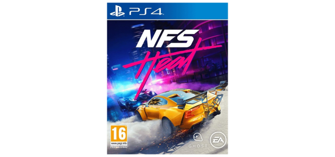 Amazon: Need for Speed Heat (PS4) à 25,20€ (au lieu de 39,99€)