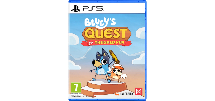 Amazon: Bluey's Quests for the Gold Pen (PS5) à 29,99€ (au lieu de 39,99€)