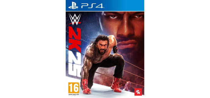 Cdiscount: WWE 2K25 (PS4) à 16,99€ (au lieu de 24,99€)