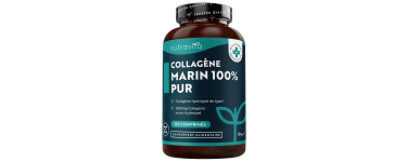 Amazon: Collagène Marin Nutravita Hydrolysé - 1200 mg, 120 comprimés à 9,99€ (au lieu de 16,53€)