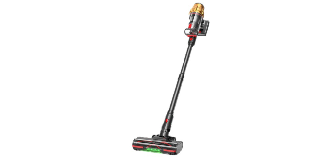 JoyBuy: Lubluelu G11 Aspirateur balai sans fil 45kPa - Brosse anti enchevêtrement, tête LED verte, 12 access