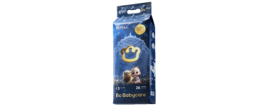 JoyBuy: Bc Babycare Royal Couches Taille 5 (12-17 kg) Lot de 36 à 9,90€ (au lieu de 20,99€)