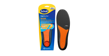 Amazon: Semelles Scholl GelActiv Work - Amortissement et anti-odeurs à 8€ (au lieu de 13,55€)