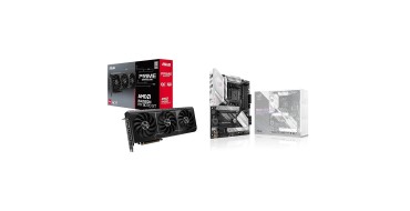 Amazon: Pack Asus Prime Radeon RX 9070 XT + Carte mère ROG Strix B550-A Gaming à 766,99€