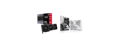 Amazon: Pack Asus Prime Radeon RX 9070 XT + Carte mère ROG Strix B550-A Gaming à 766,99€