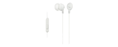 JoyBuy: Sony MDR-EX15AP Écouteurs intra-auriculaires 3,5 mm, blanc à 7,99€ (au lieu de 9,99€)
