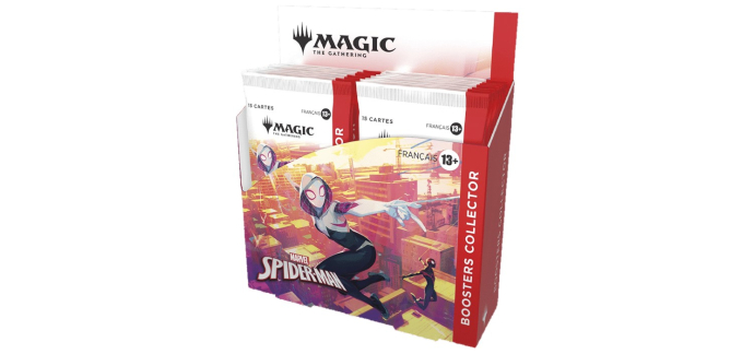 Amazon: MTG Spiderman Set Booster Collector (TCG) à 471,70€ (au lieu de 504,00€)