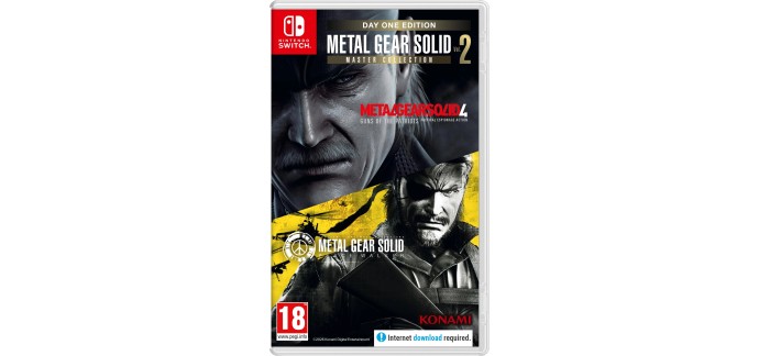 Amazon: Metal Gear Solid Master Collection Vol.2 Day One Edition sur Nintendo Switch à 36,99€
