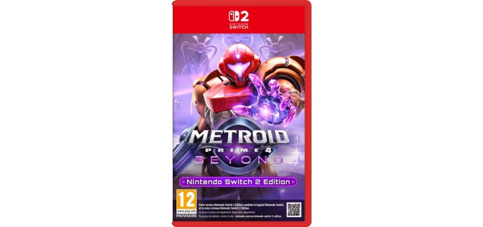 Amazon: Metroid Prime 4 Beyond (Switch 2) à 50,34€ (au lieu de 69,99€)