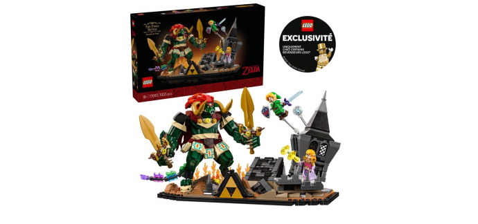 Cdiscount: LEGO Zelda 77093 Ocarina of Time Combat Final à 89,99€ (au lieu de 119,99€)