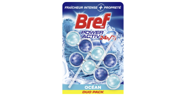 Amazon: Lot de 2x50g Bref WC Power Activ Océan Blocs WC Fraîcheur Intense Anti-Calcaire à 1,58€ (au lieu de