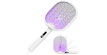 Amazon: Raquette-Moustique Electrique WOCVRYY - 1800mAh 3 en 1 Suspendable Rechargeable USB-C à 12,21€