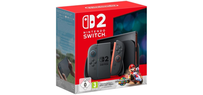 Cdiscount: Console Switch 2 Mario Kart World (Switch 2) à 454,90€ (au lieu de 509,99€)