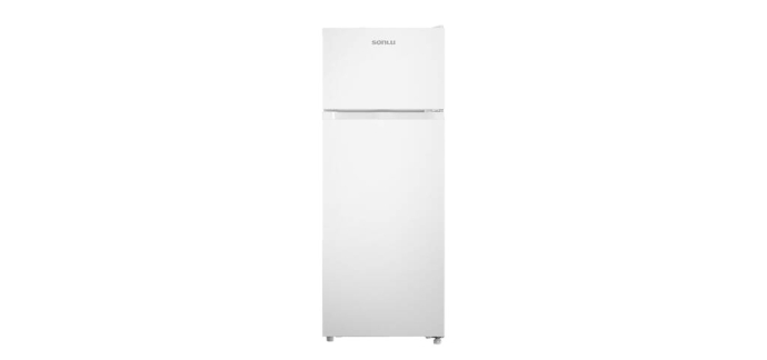 JoyBuy: Sonlu TMF CD-240F Réfrigérateur 206 L - compartiment congélateur supérieur, clayettes réglables à 19