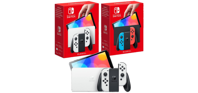Amazon: Console Switch OLED Blanche ou Neon à 268,98€ (au lieu de 339,99€)